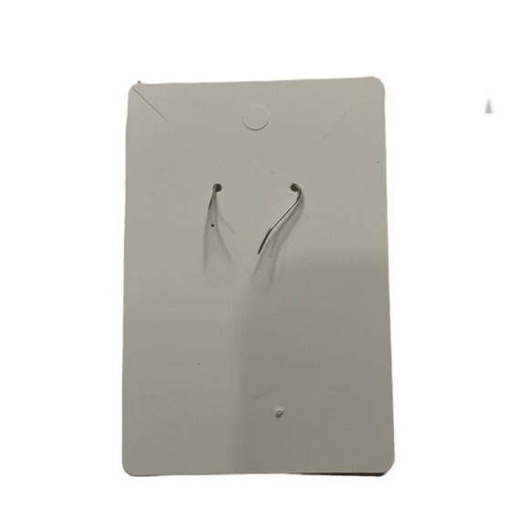 Green silver emerald dangling earrings - Picture 2 of 2